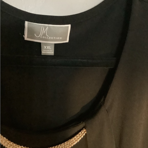 Plus size XXL black tank top - Picture 2 of 4